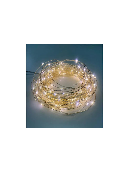 200 Lichterketten LED 20m. Warmes Weiß in Zeichenfolge 1Stück