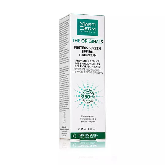 Martiderm The Originals Proteos Sonnencreme Creme Gesicht SPF50+ 40ml