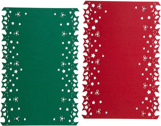Nef-Nef Homeware Snow Σετ Χριστουγεννιάτικα Σουπλά Αστέρια 30x45εκ. 2τμχ