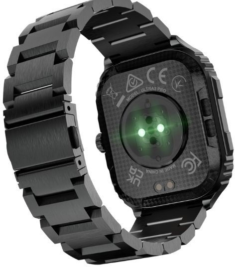 HiFuture Ultra3 Pro Stainless Steel Smartwatch (Μαύρο)