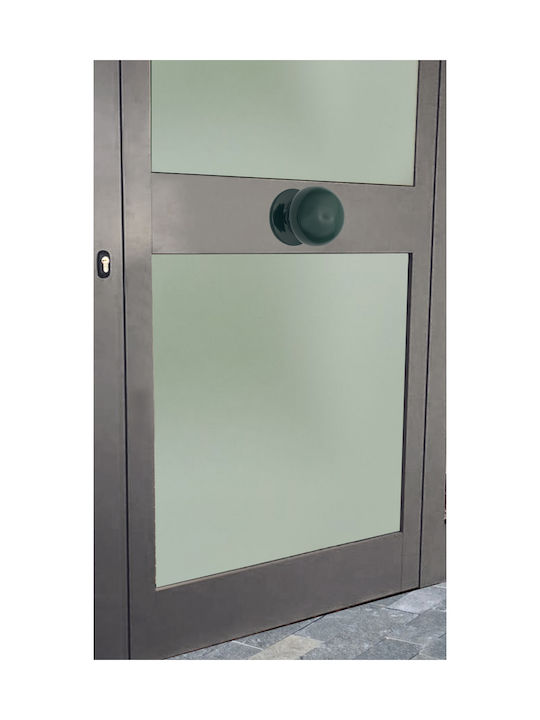 Saguatti Italy Fixed Centre Front Door Knob Polished Green Ø70