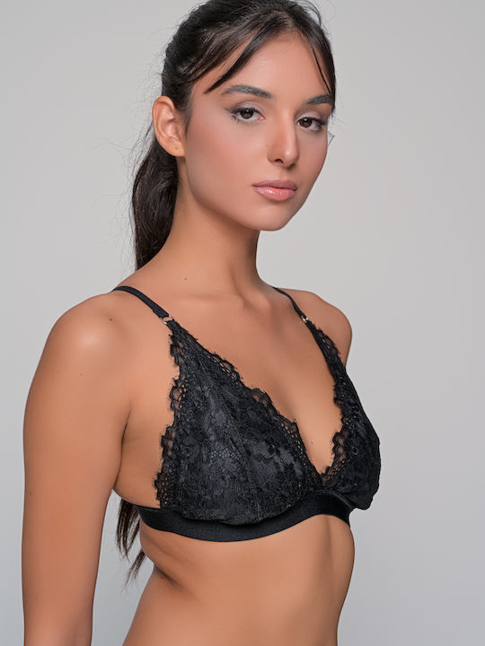 Milena by Paris Bralette Σουτιέν Μαύρο