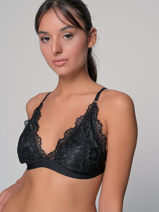 Milena by Paris Bralette Σουτιέν Μαύρο