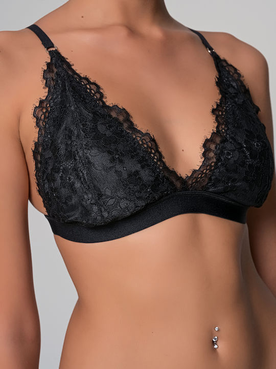 Milena by Paris Bralette Σουτιέν Μαύρο