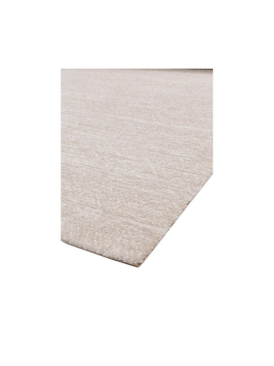 Royal Carpet Solid 1391 Teppich Rechteckig Synthetisch,Polyester/Cotton/Leather Cream