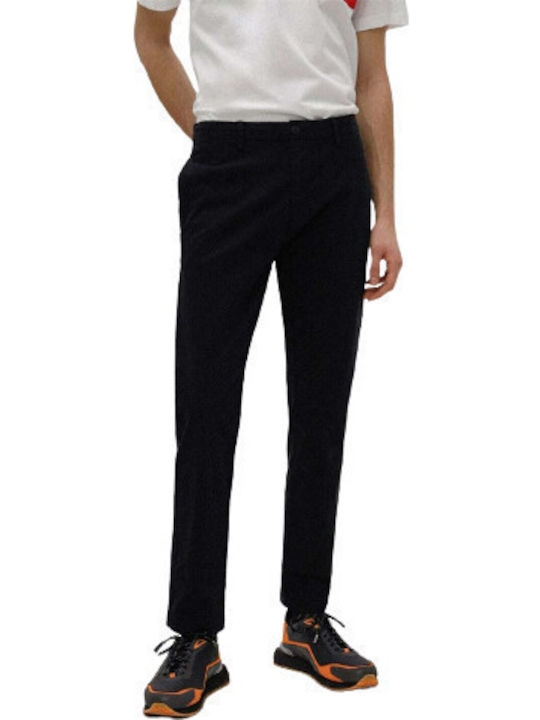 David222d Trousers Chino Elastic in Slim Fit Black
