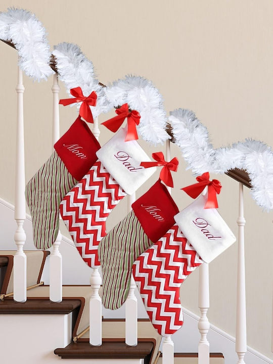 Panora Christmas Garland White 200x11cm 1pc