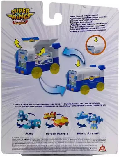 Just Toys Super Wings Super Pet Car Super Pet Base Mini for 3+ Years