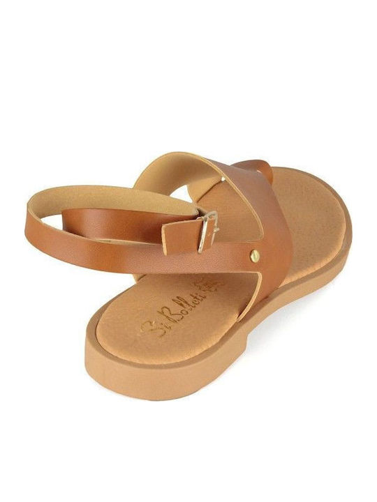 Camel Sandale Casual Damă din Piele Handmade