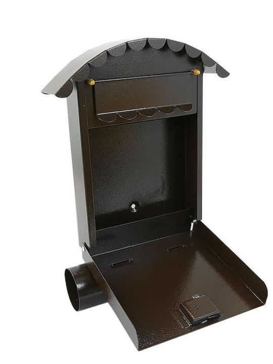 Damech Cutie Poștală pentru Exterior Inox în Culoarea Maro 24.5x7x36.5cm Damech Cutie Poștală pentru Exterior Inox în Culoarea Maro 24.5x7x36.5cm