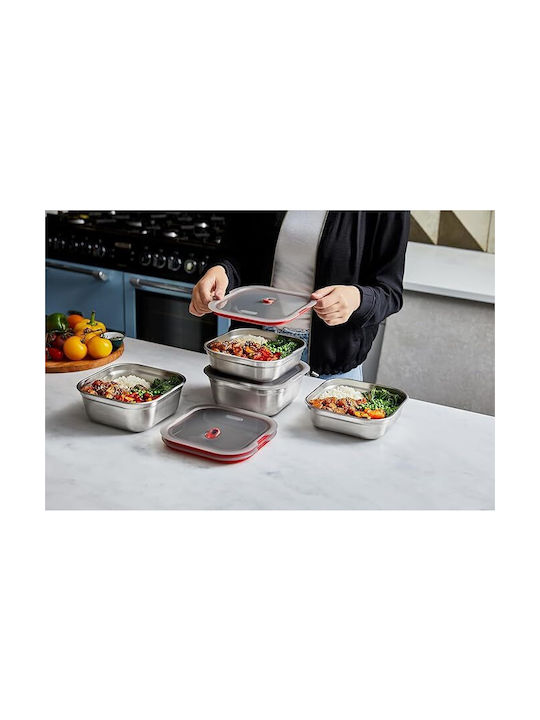 Black+Blum Δοχείο Φαγητού Inox Γκρι 1.4lt