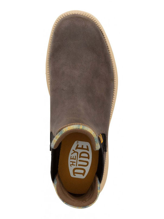Leather Brown Chelsea Boots