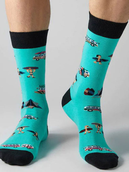 Besocks Ανδρικές Κάλτσες Turquoise. Besocks Ανδρικές Κάλτσες Turquoise.