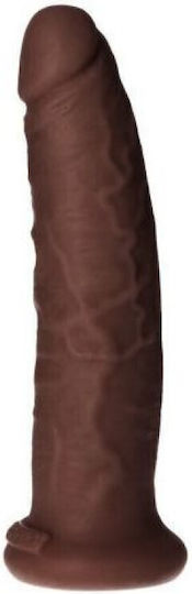 Toyz4lovers Marco Glass Dildo With Suction Cup Brown 19.5cm