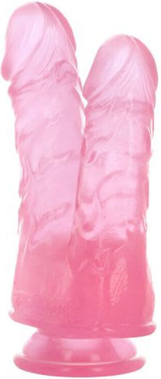 Toyz4lovers Caino Abele Doppeldildo Mit Saugnapf Rosa 17.5cm