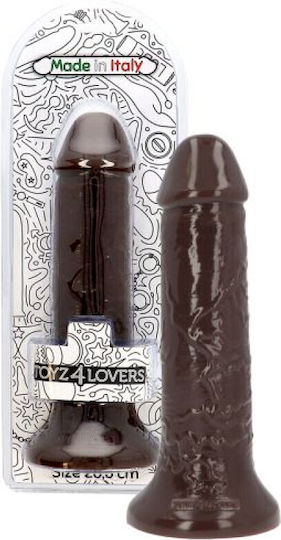 Toyz4lovers Dildo Sansone Ρεαλιστικό Dildo με Βεντούζα Καφέ 28.5cm