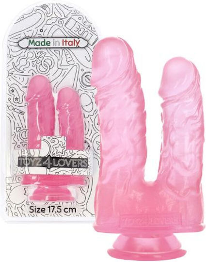 Toyz4lovers Caino Abele Doppeldildo Mit Saugnapf Rosa 17.5cm