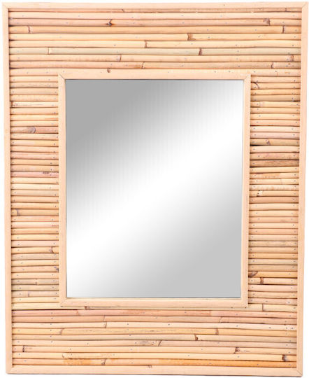 Living Καθρέπτης Ορθογώνιος Μπεζ 55x45cm Living Καθρέπτης Ορθογώνιος Μπεζ 55x45cm