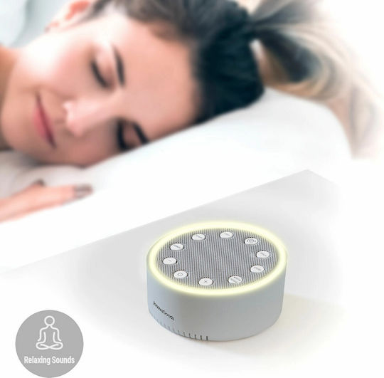 InnovaGoods Baby Toy White Noise Machine for Sleep with Light and Sounds