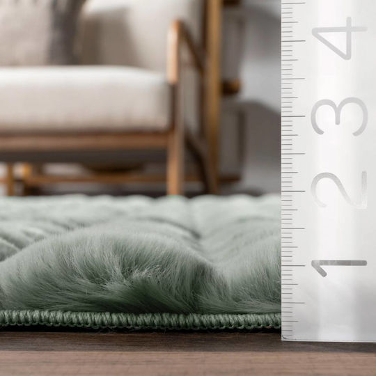 Saray Home Solid Design Modern Bedroom Rugs Set Mint 512DGR 3pcs
