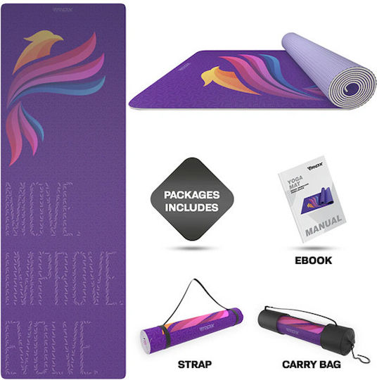 Rdx PVC Yogamatte Orchidee Phoenix D2