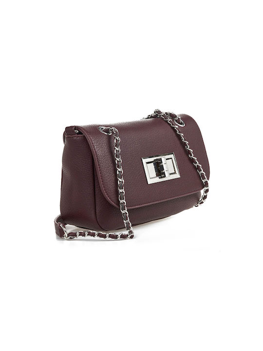 Verde Women's Bag Shoulder Burgundy