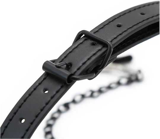 Smd Good Hoe Mouth Gag Nipple Clamps Bdsm Set Leather Φίμωτρο Σφιγκτήρες Θηλών