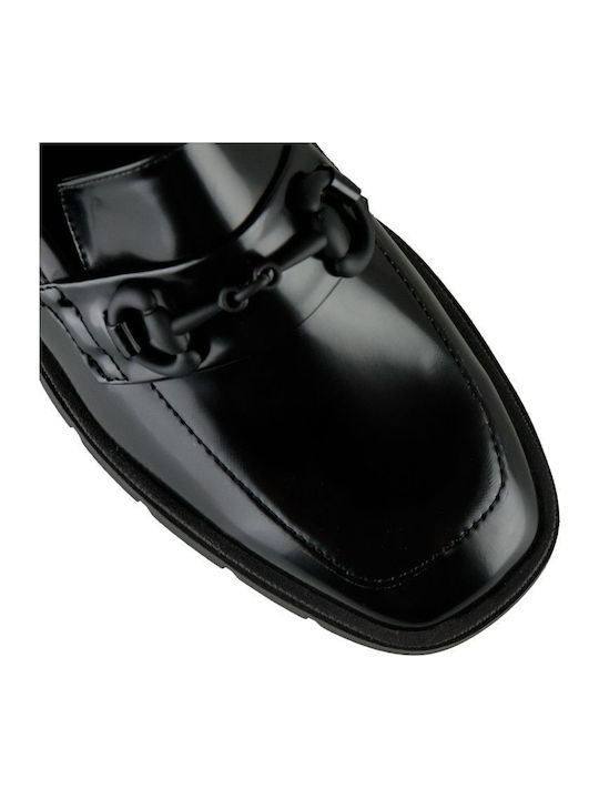 Mocasini dama în culoarea Negru