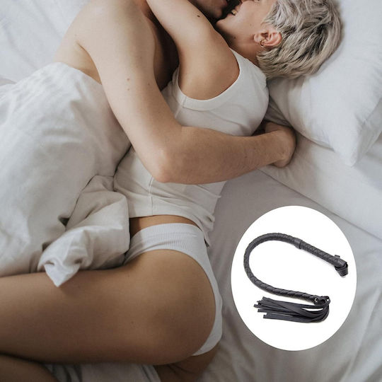 SMD Leather Μαστίγιο σε Μαύρο Χρώμα