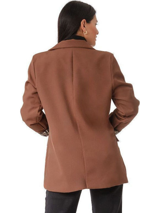 Silia D Women's Blazer Brown