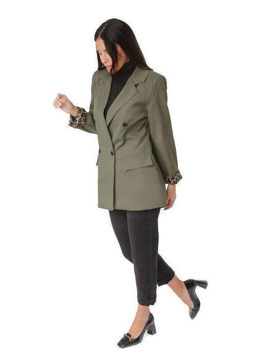 Silia D Damen Blazer Khaki