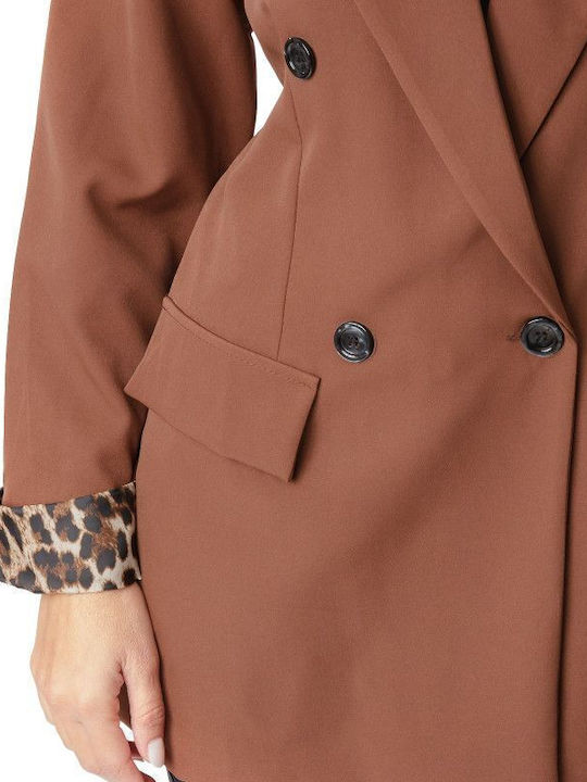 Silia D Women's Blazer Brown