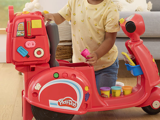 Hasbro Плей-Доу Пластелин - Игра Pizza Delivery Scooter за 3+ години 10 броя