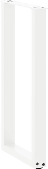 Vidaxl Coffee Table Legs U-Shaped 2 Pcs White 38x72-73 Cm White