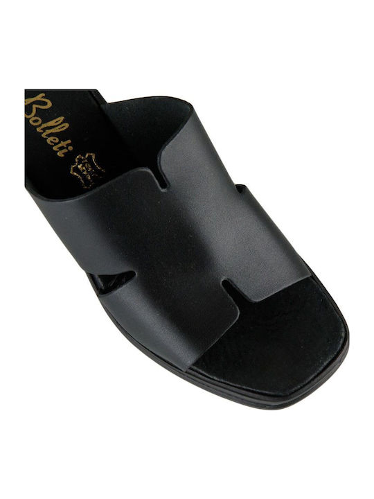 Leder Sandalen Schwarz sib-523 (blk)