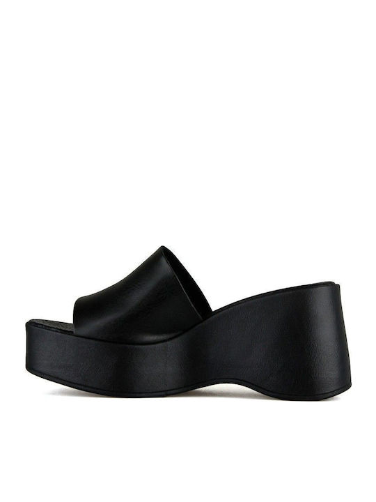 Summer Women's Platforms in Style Slippers Black