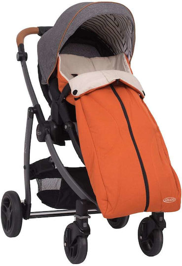 Graco Ποδόσακος Καροτσιού Πορτοκαλί με Fleece Επένδυση