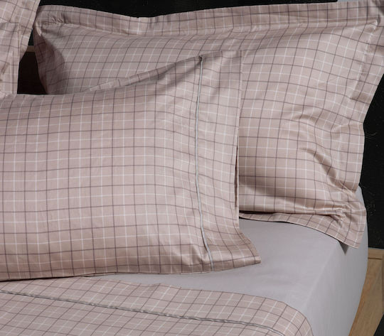 Nef-Nef Homeware Комплект Плик за Завивка Кинг Сайз с 2 Калъфки 240x230 Gren Бежов