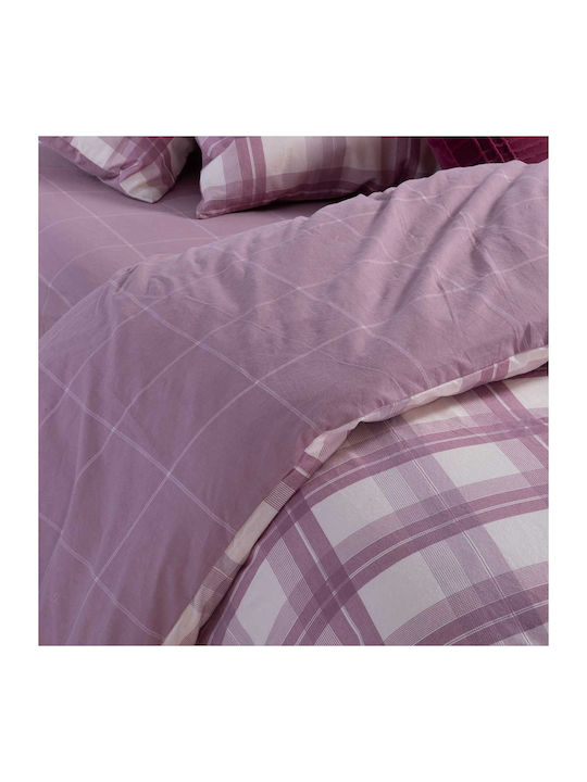 Nef-Nef Homeware Duvet Cover Set Cotton Single with Pillowcase 160x230 Charlie Rose