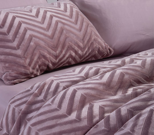 Nef-Nef Homeware Bettbezug-Set Übergröße mit 2 Kissenbezügen 240x220 Carmen Rose