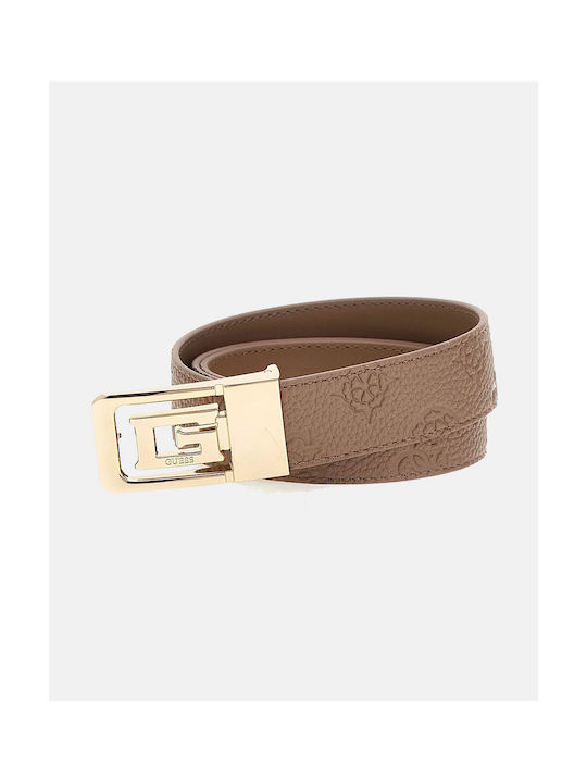 Guess Cresidia Rev & Adj B Women's Belt Bw9185p4430-drt Brown