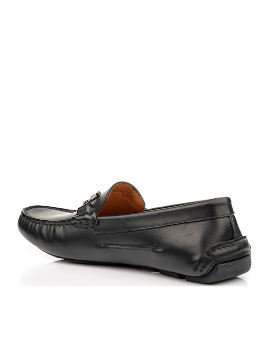 Men's Leather Loafers Black