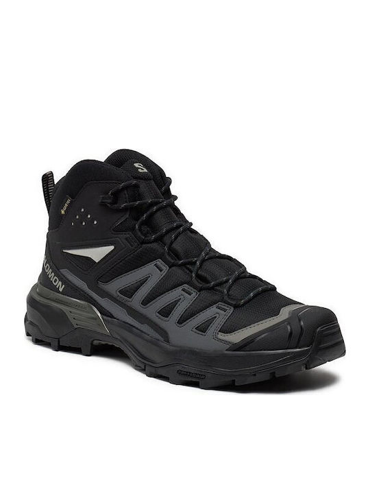 Salomon X Ultra 360 Mid Men's Waterproof Hiking Boots with Gore-Tex Membrane Black