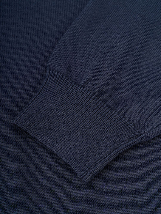 Cardigan Tricotat pentru Bărbați Blue