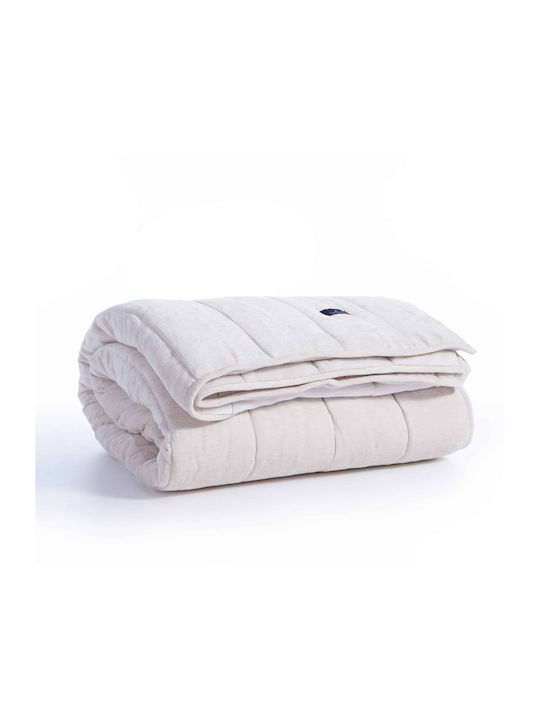 Nef-Nef Homeware Комбинирано одеяло Куинсайз 220x240бр Nau Coast Екрю 250 г/м²Gsm
