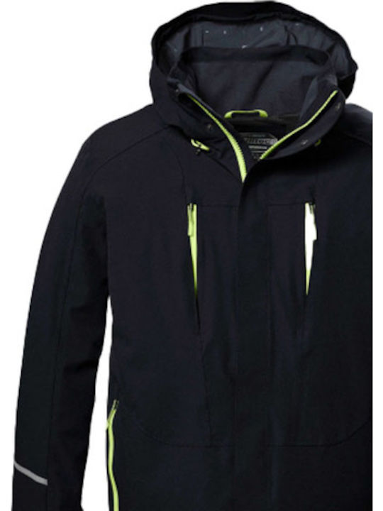 Killtec 41931-200 Ανδρικό Μπουφάν για Σκι & Snowboard Μαύρο