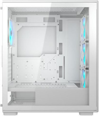 Cougar MX220 RGB Gaming Midi Tower Κουτί Υπολογιστή με Πλαϊνό Παράθυρο Λευκό
