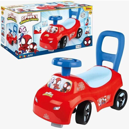 Smoby Spidey Auto Ride-on Αυτοκινητάκι Ride On