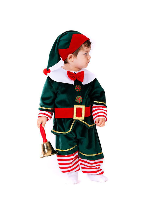 Kids Christmas Costume Elf Elf Green
