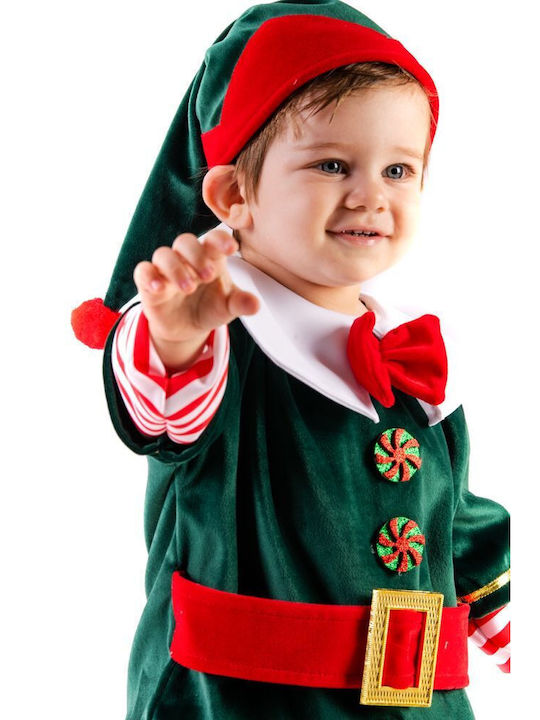 Kids Christmas Costume Elf Elf Green